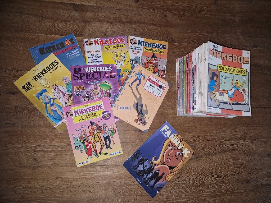 kiekeboe / de kiekeboes 1ste druks, Boeken, Meerdere stripboeken, Ophalen of Verzenden, Gelezen, Merho