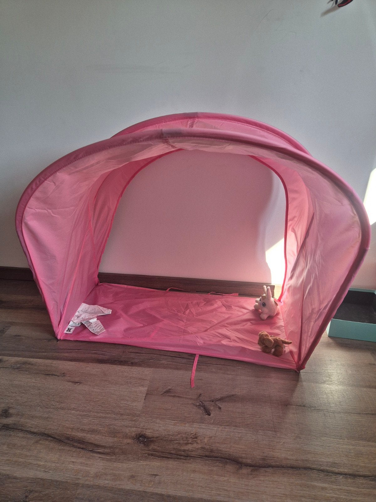 bedtent Ikea, Ophalen