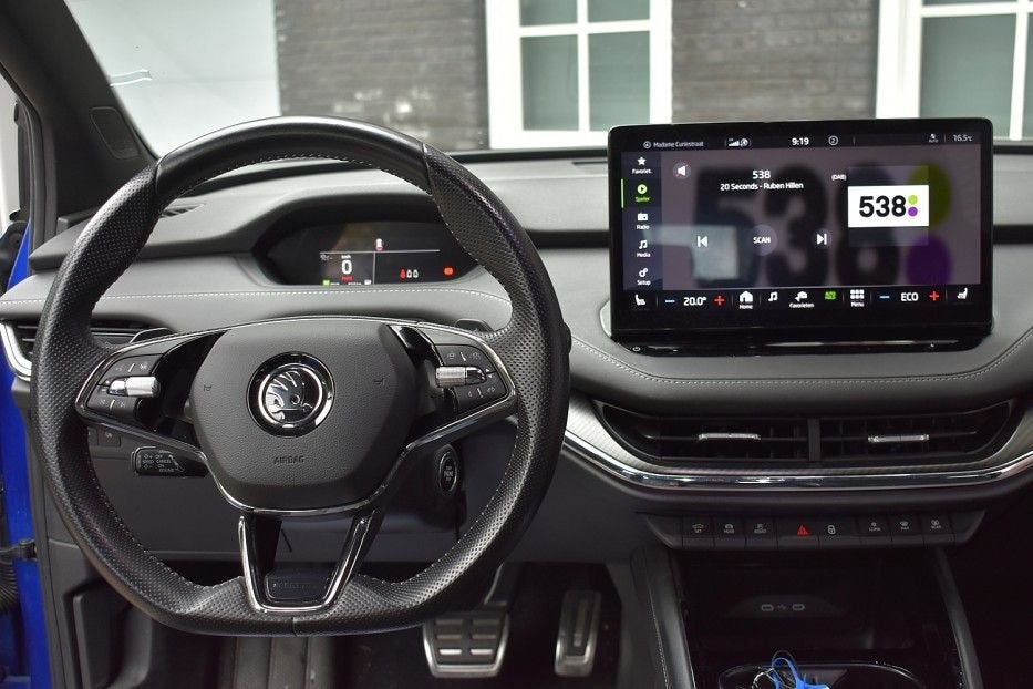Skoda Enyaq 80 Sportline SOH 93% Wij zijn op afspraak geopen, Auto's, Automaat, 80 kWh, Blauw, SUV of Terreinwagen