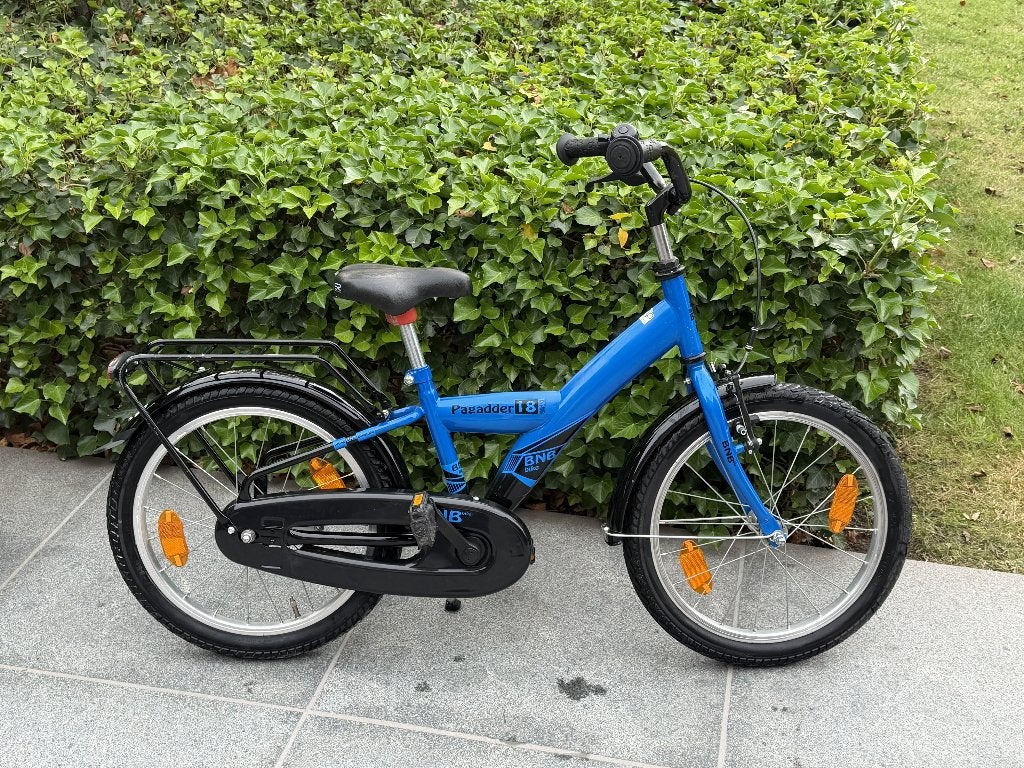 BNB Pagadder 18 jongensfiets blauw, Fietsen en Brommers, Ophalen, Terugtraprem, Gebruikt, 18 inch