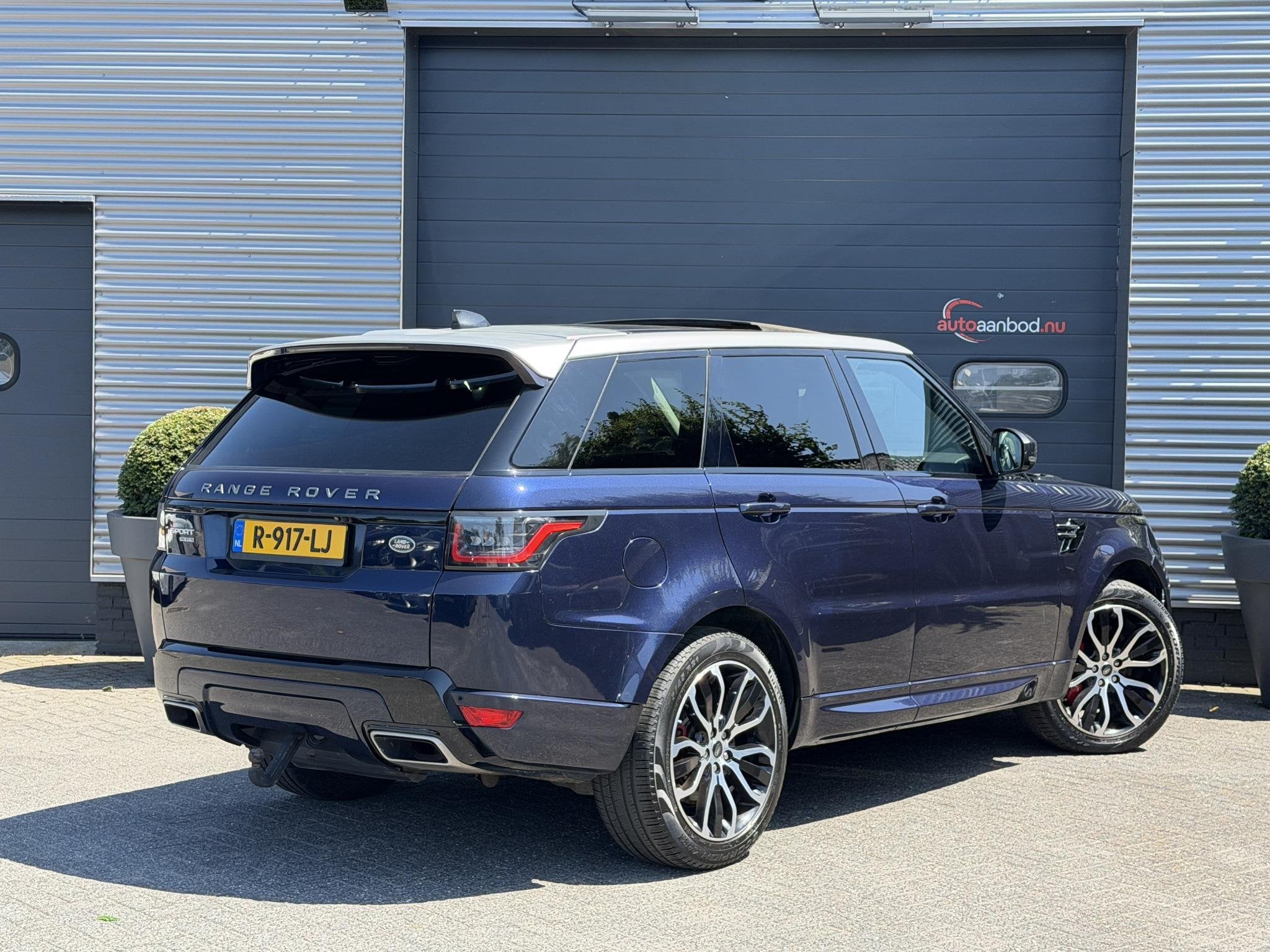 Land Rover Range Rover Sport 4.4 SDV8 HSE Dynamic | Panorama, Auto's, Land Rover, Automaat, Gebruikt, Blauw, 4367 cc