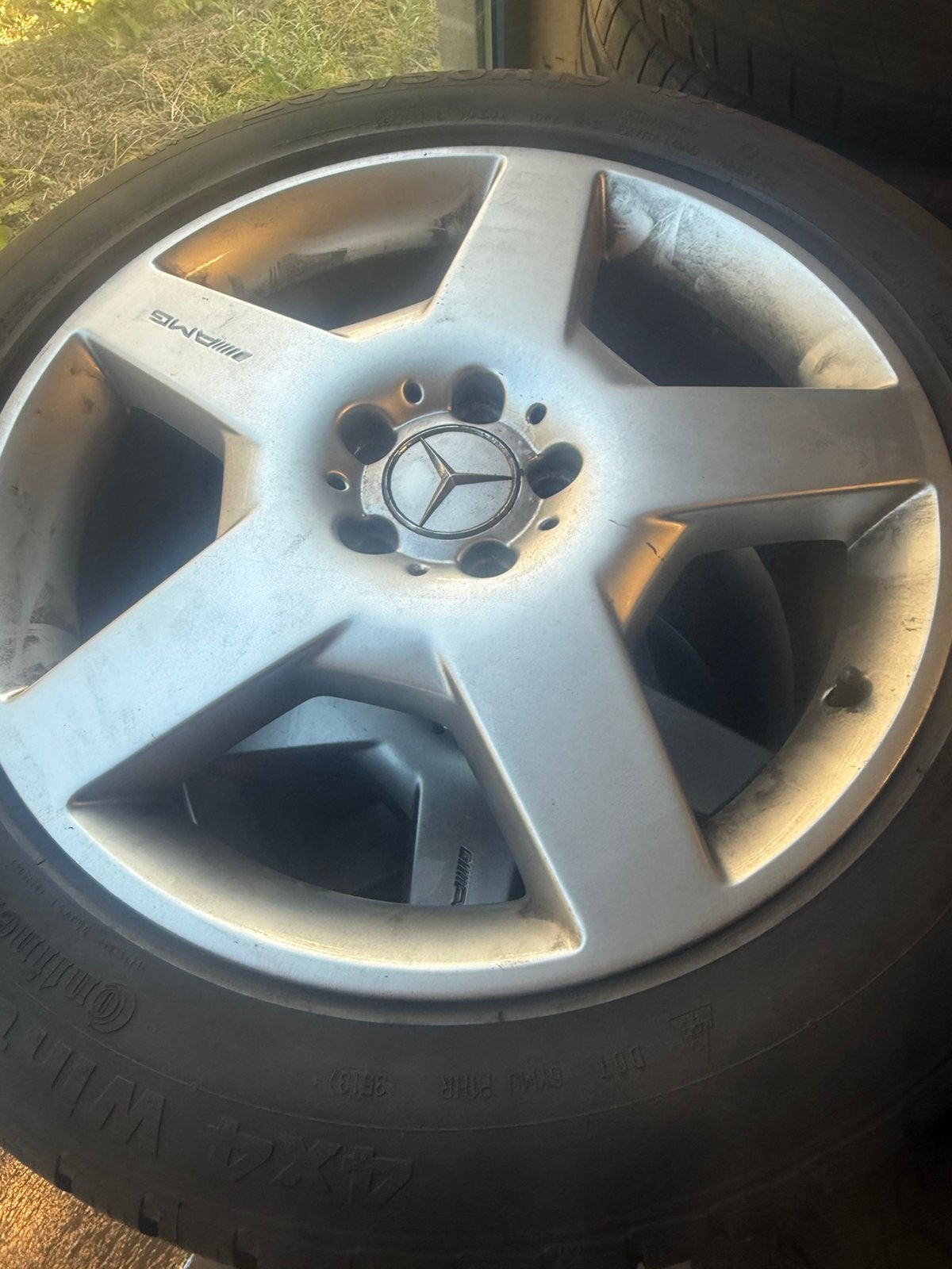 Mercedes ML 19 inch velgen orgineel, Auto-onderdelen, Gebruikt, 255 mm, Banden en Velgen, Winterbanden