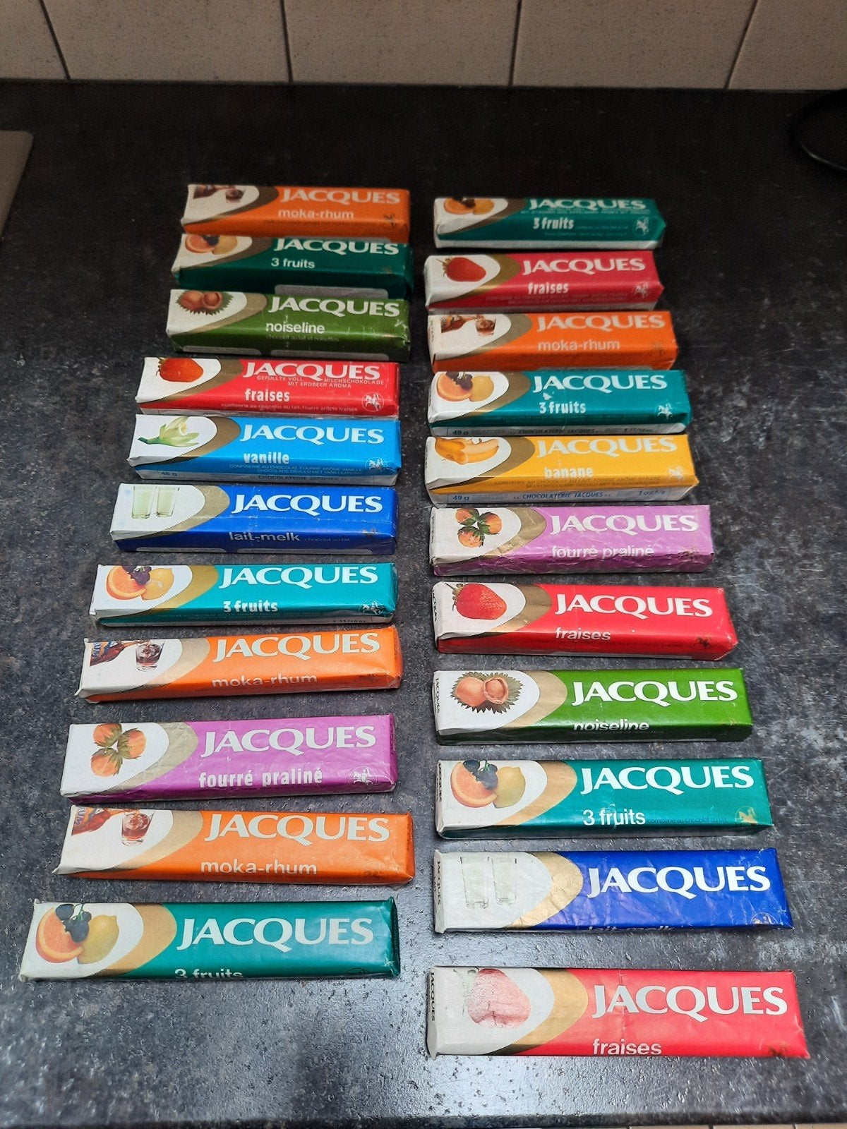 Dummy's  jacques chocolade, Verzamelen, Ophalen