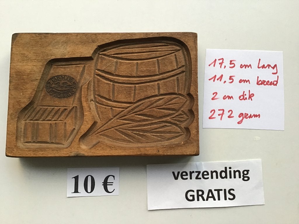 houten mal om koekjes te maken Tabacos Primeros, Ophalen of Verzenden, Zo goed als nieuw