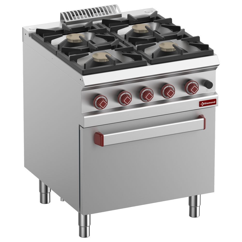 Nieuwe Diamond G7/4BF7-N gasfornuis met oven, Ophalen, Nieuw in verpakking