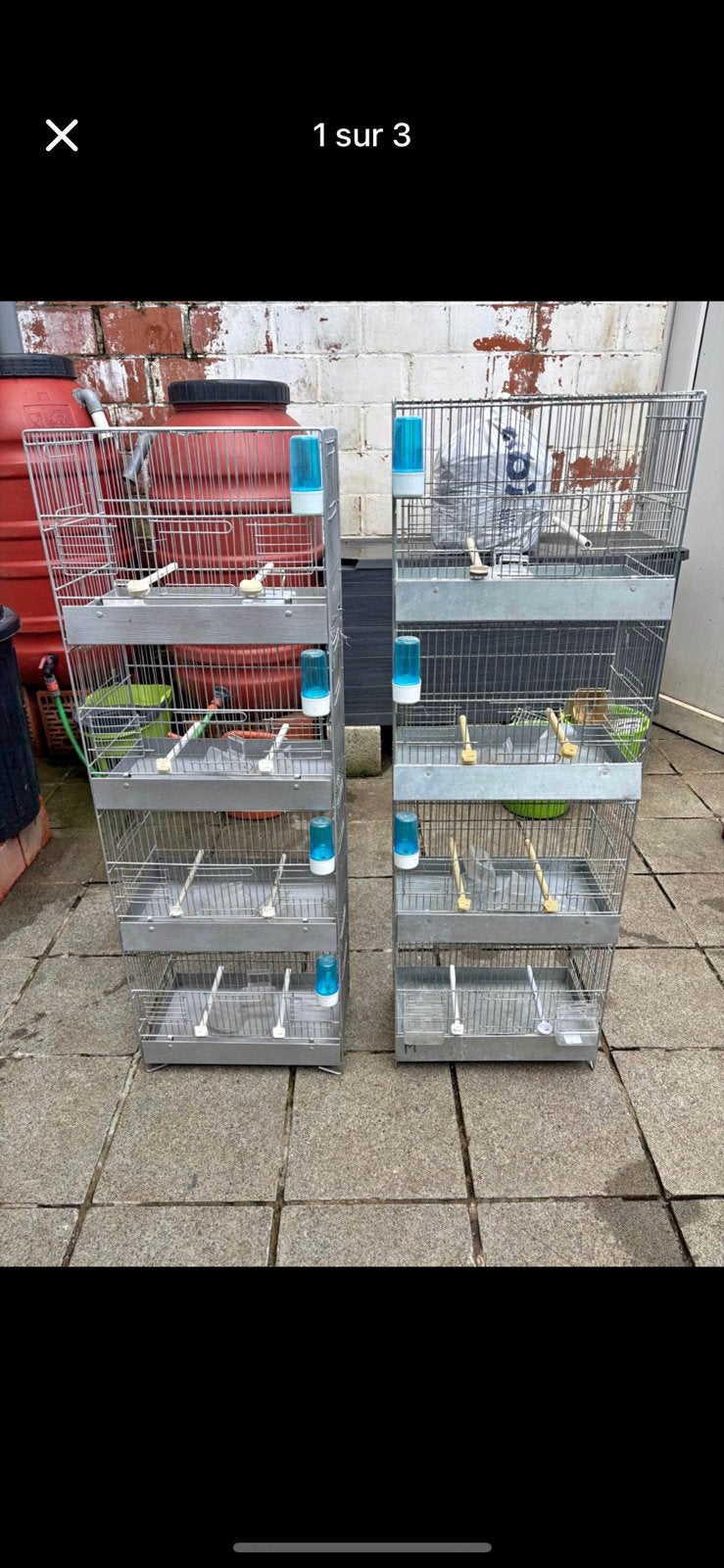 Cage oiseaux a vendre 20€, Animaux & Accessoires, Enlèvement, Utilisé, Métal, Cage d'élevage