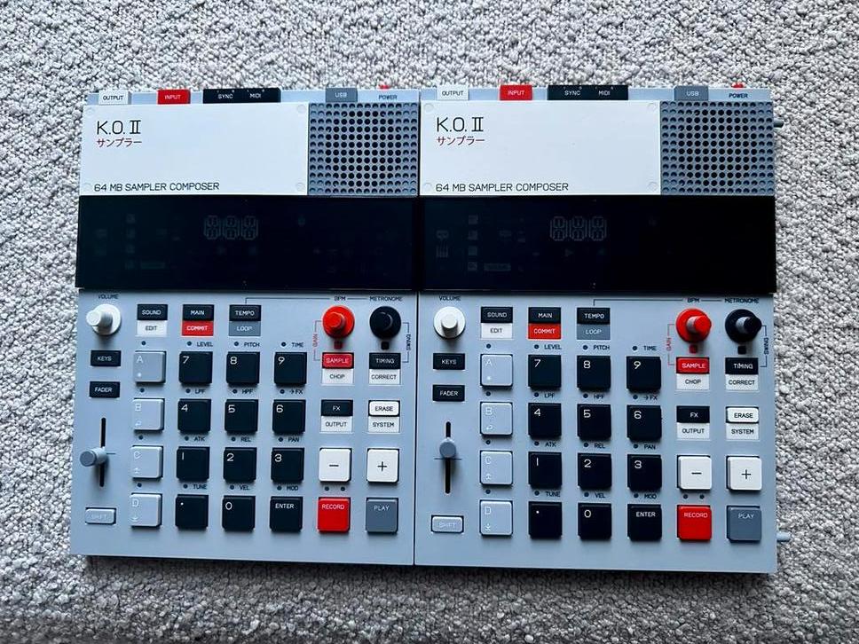 2x Teenage Engineering K.O. II (EP-133), Musique & Instruments, Échantillonneurs, Enlèvement, Comme neuf