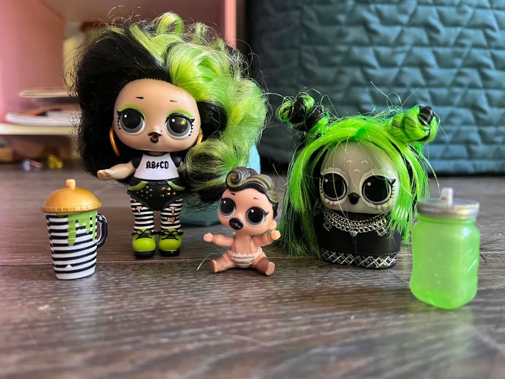 Lol surprise groene poppetjes, Verzamelen, Ophalen of Verzenden, Zo goed als nieuw