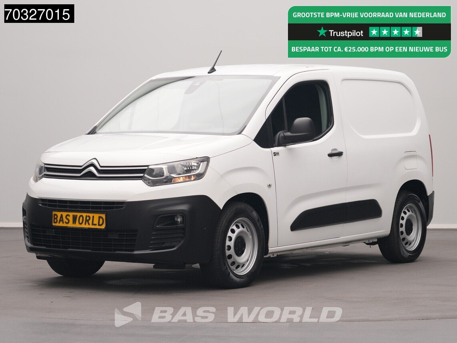 Citroën Berlingo 130pk Benzine Automaat L1H1 Navi Airco Cru, Auto's, Bestelwagens en Lichte vracht, Automaat, 1441 kg, Stof, Gebruikt
