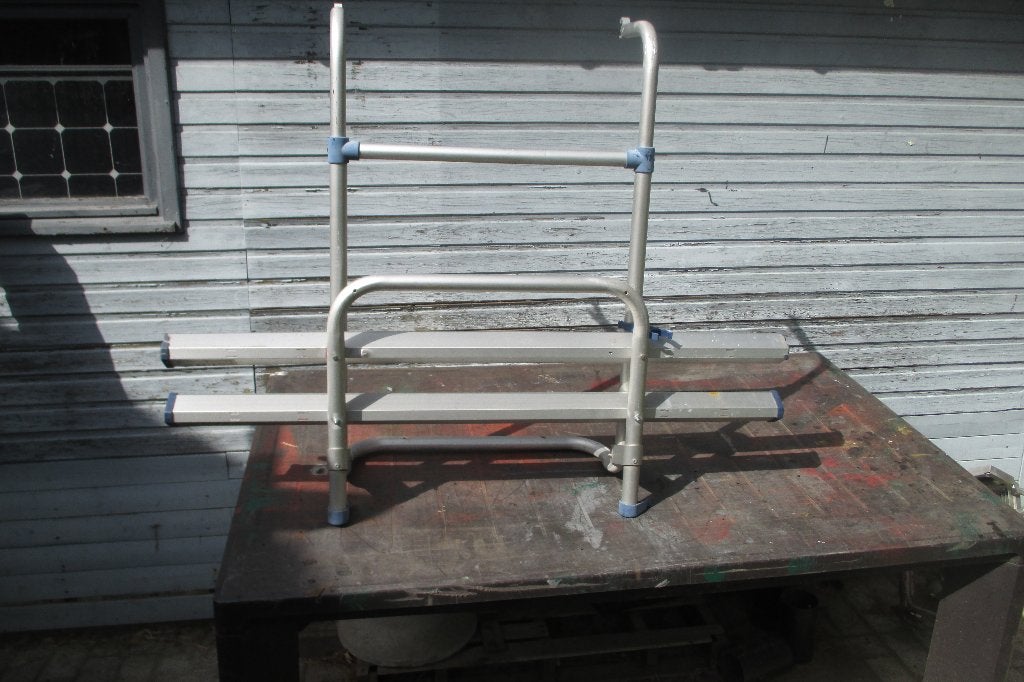 caravan  mobilhome hangfietsrek 2 fietsen, Ophalen, Gebruikt