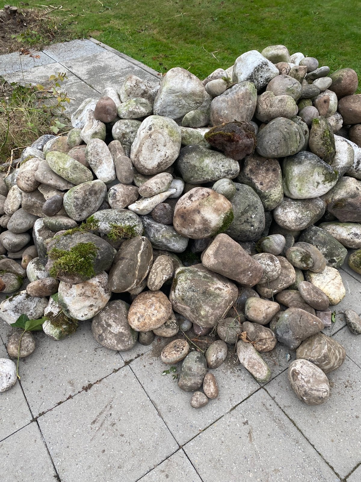 Keien, Tuin en Terras, Ophalen, Overige materialen, Gebruikt, Wit