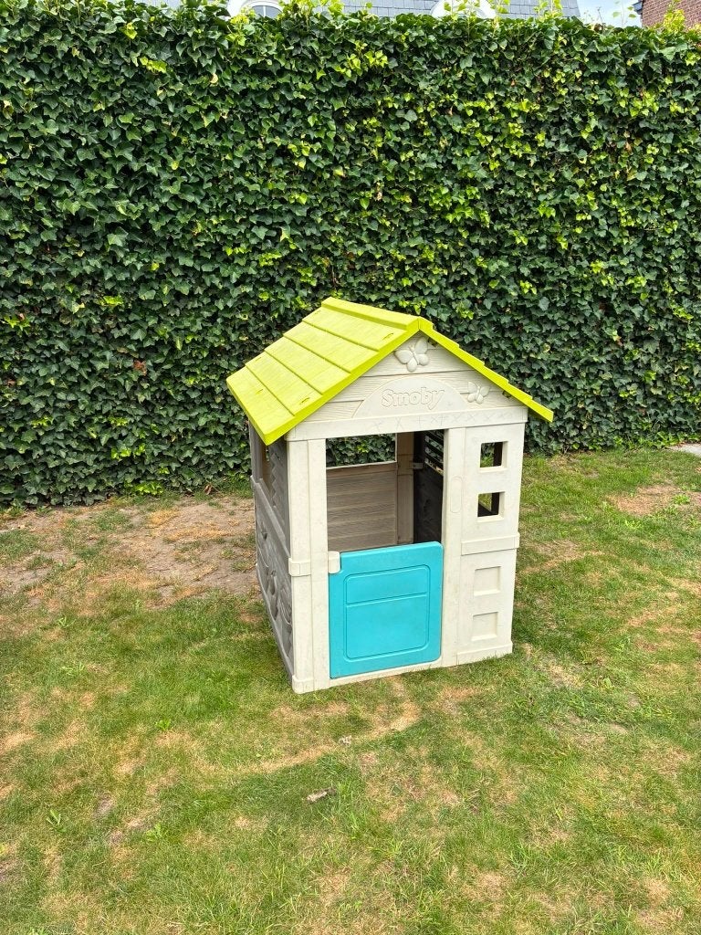Smoby Speelhuis ( 98 x 110 x 127 cm), Ophalen, Zo goed als nieuw, Plastic