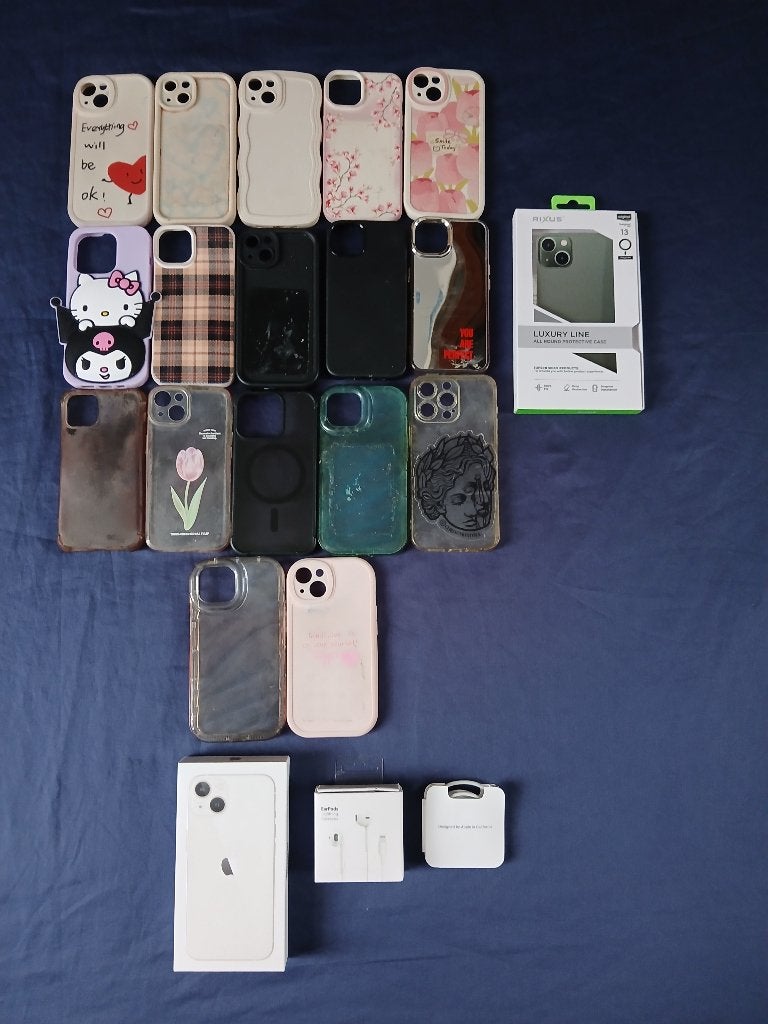 IPHON 13-128 GB, Télécoms, IPhone 13, Protecteur d'écran, Plastique, Comme neuf