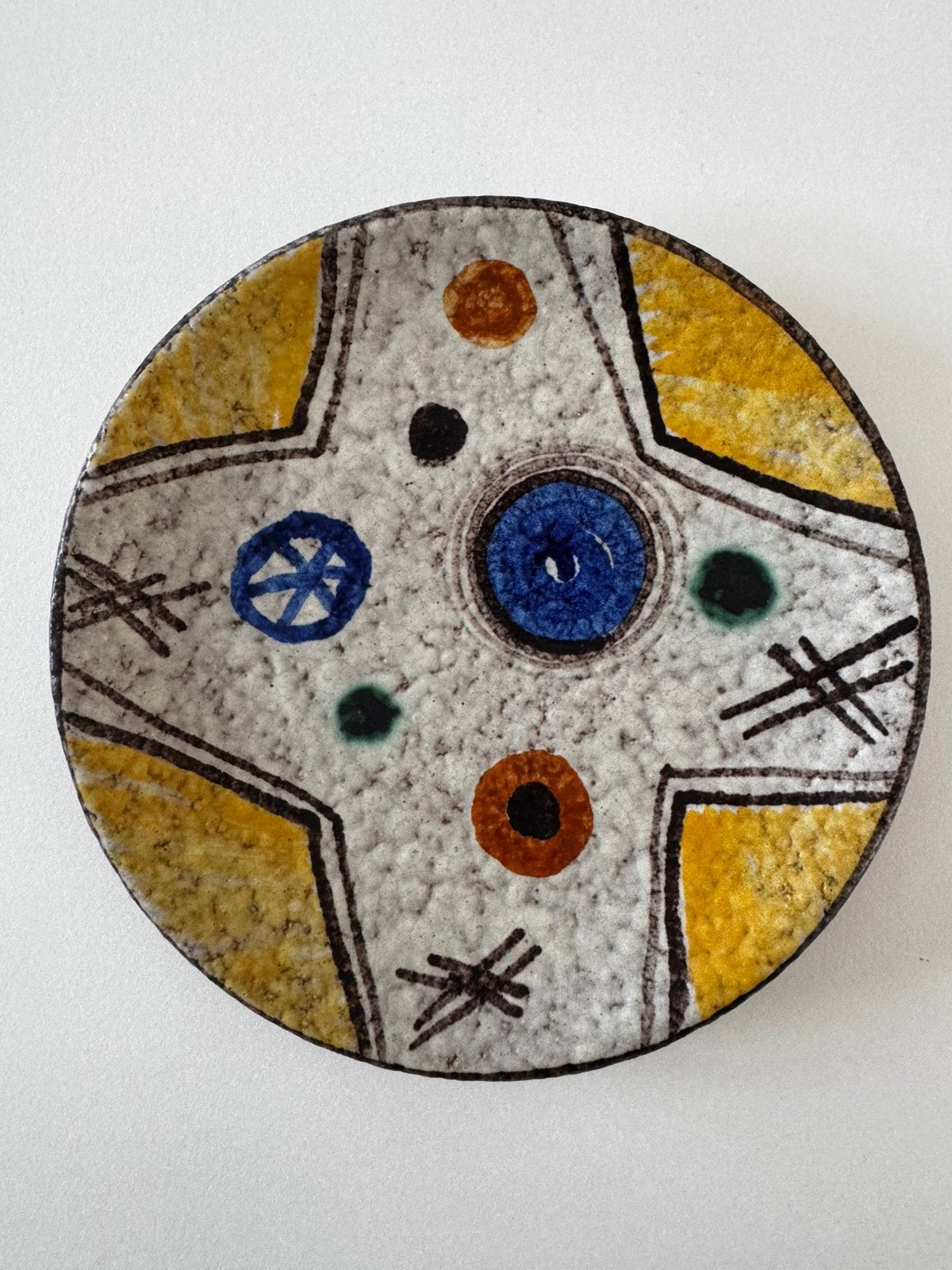 Assiette Vintage Céramique Maria Laach 14cm Mid-Century, Antiquités & Art, Enlèvement ou Envoi