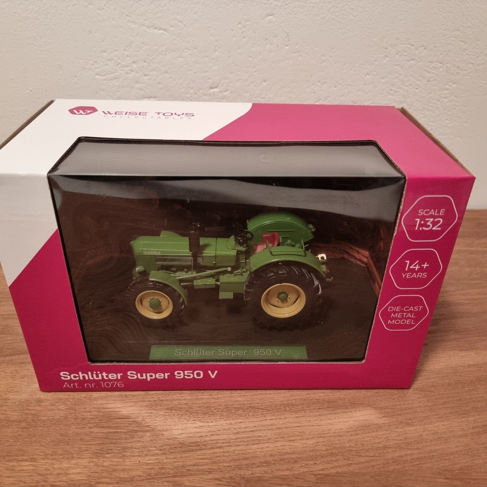 Jouets Schluter Super 950 V blancs, Enlèvement ou Envoi, Neuf, Tracteur et Agriculture, Autres marques