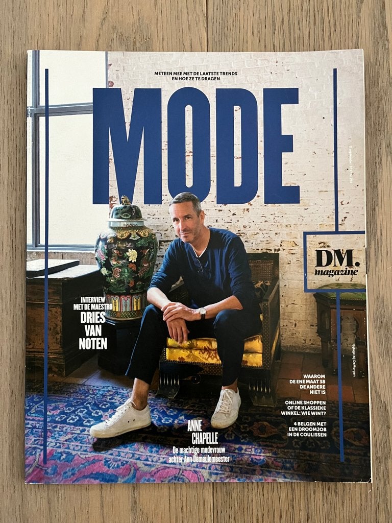 DRIES VAN NOTEN - coverstory DM Magazine * 2017 * NIEUW, Ophalen of Verzenden, Nieuw, Glossy