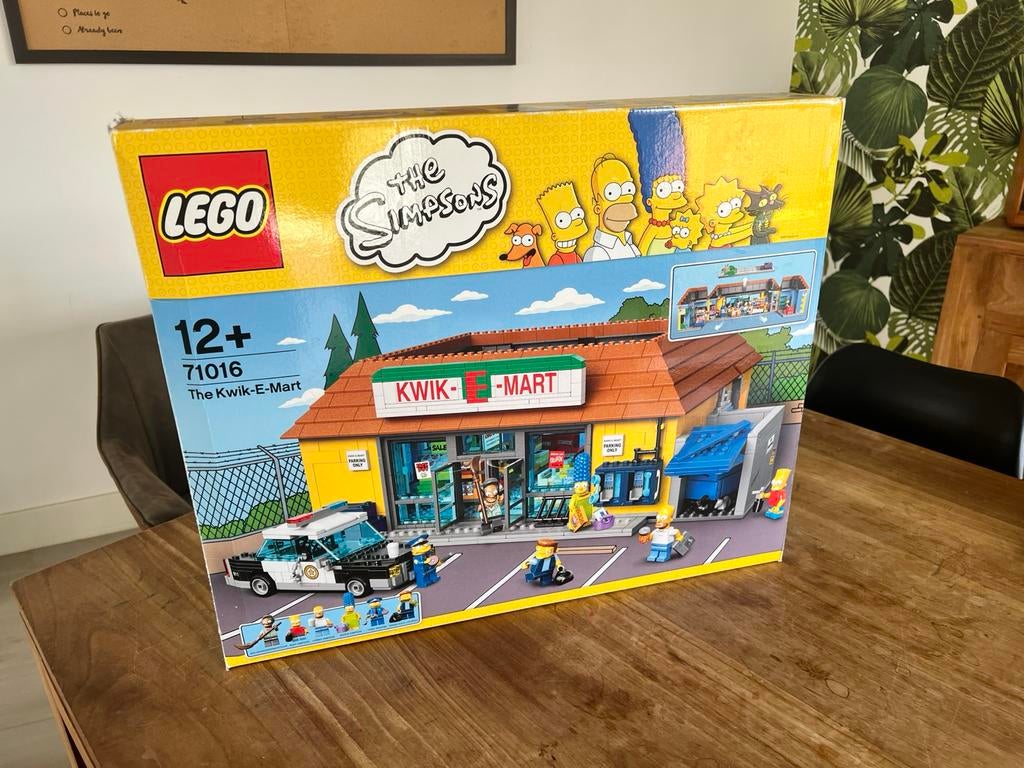 Lego 71016 simpsons the kwik-E-mart, Ophalen, Zo goed als nieuw, Compleet, Lego
