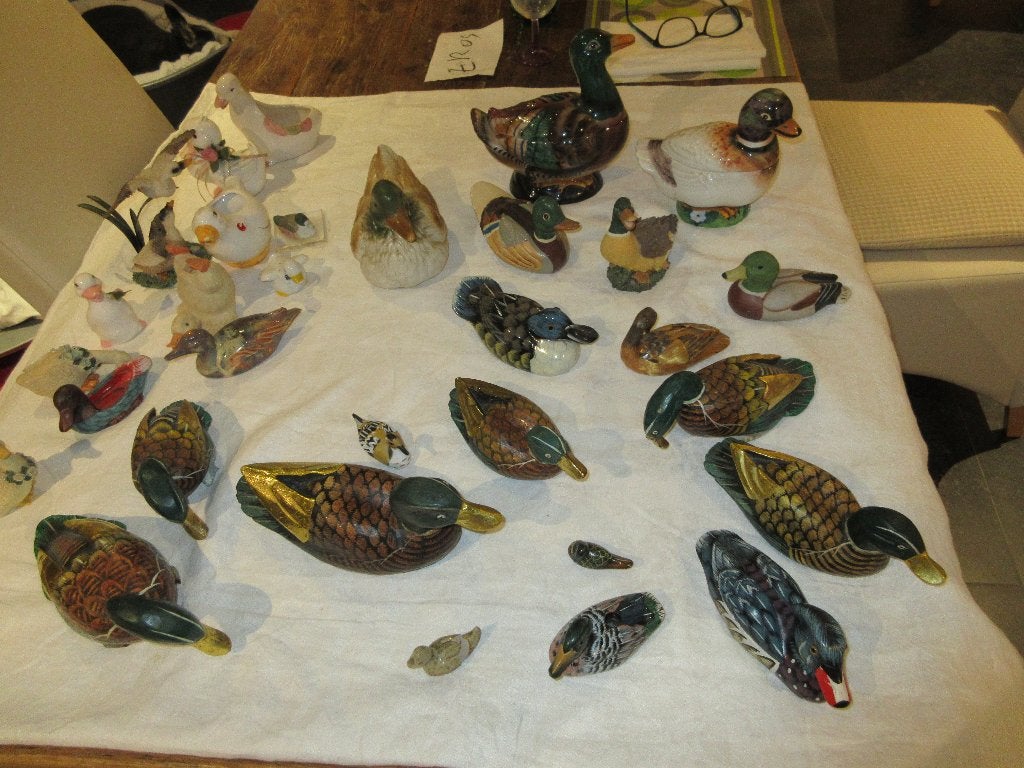 Collection de canards porcelaine et bois figurines canards, Collections, Enlèvement