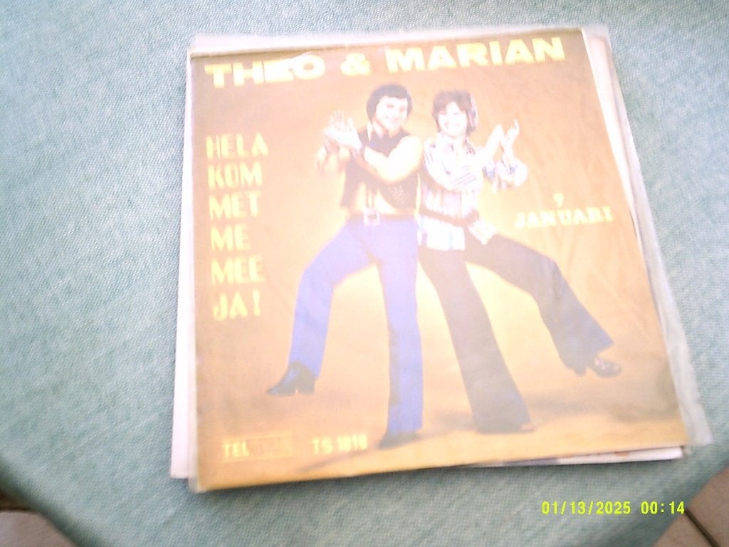 Theo & Marjan - Hela Kom Met Me Mee Ja!/7 Januari (1972), CD & DVD, Vinyles | Néerlandophone, Enlèvement ou Envoi, 7 inch, Comme neuf