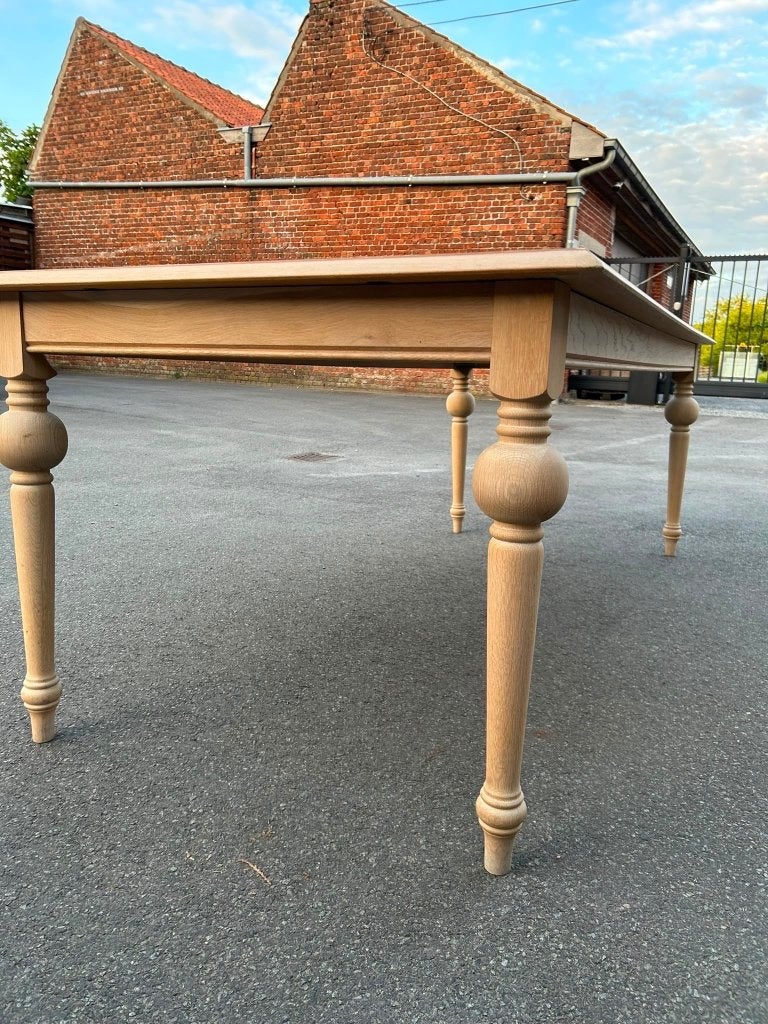 Landelijke eettafel, Ophalen, Zo goed als nieuw, Vijf personen of meer, Eikenhout