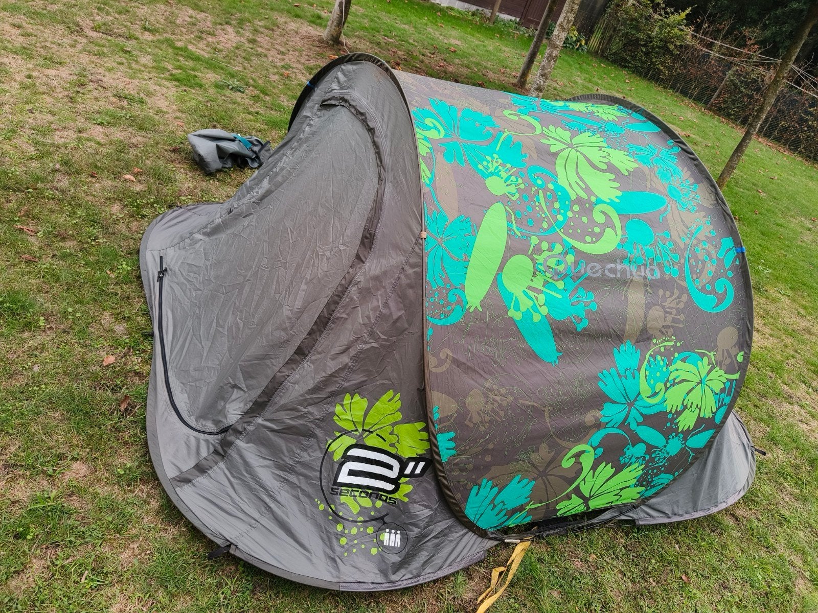 Quechua 2 second tent voor 3 personen, Ophalen of Verzenden, Zo goed als nieuw, Tot en met 3