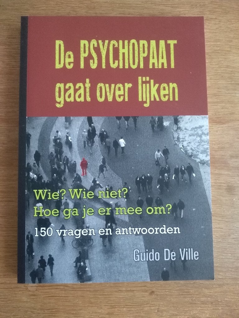 De Psychopaat gaat over lijken / Guido De Ville, Boeken, Ophalen, Nieuw
