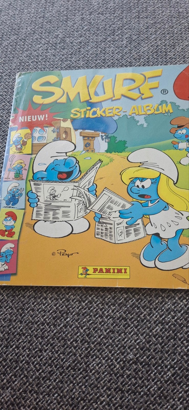 Volledige stickerboek Panini 2008 Peyo smurfen, Verzamelen, Ophalen of Verzenden, Zo goed als nieuw, Gebruiksvoorwerp