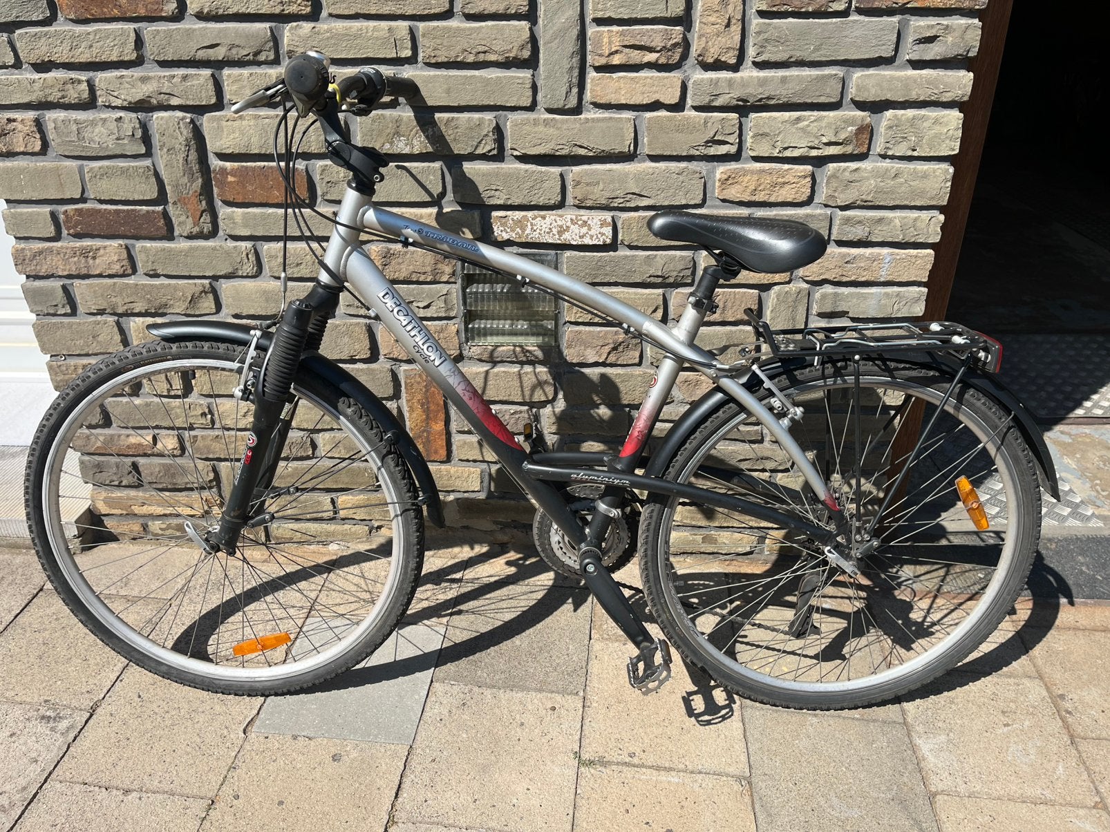 Velo decathlon triban alu, Fietsen en Brommers, Gebruikt, 26 inch, Velgrem, Meer dan 20 versnellingen
