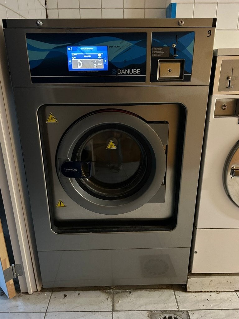 Machine à laver industrielle professionnelle Danube, Electroménager, Lave-linge, Comme neuf, Élévateur, 10 kg ou plus, 85 à 90 cm