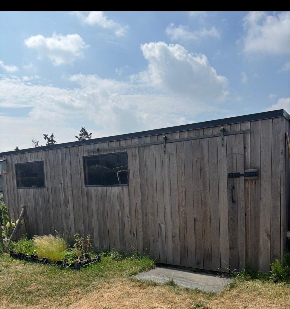 AUBAINE 1500€ : grande maison de jardin en chêne, 200 à 400 cm, 2 fenêtres, Enlèvement, Utilisé