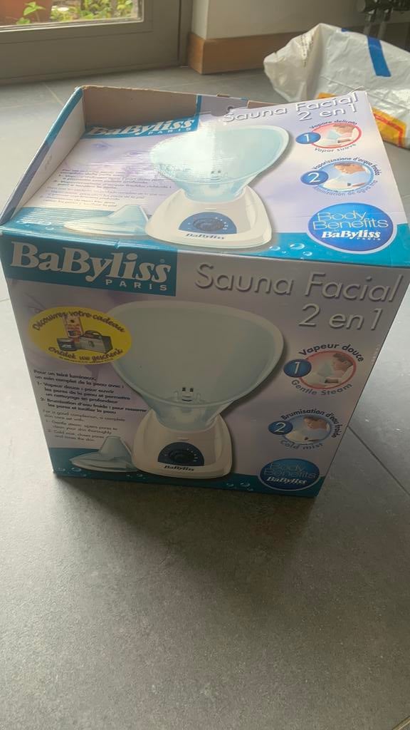 Babyliss sauna facial, Enlèvement