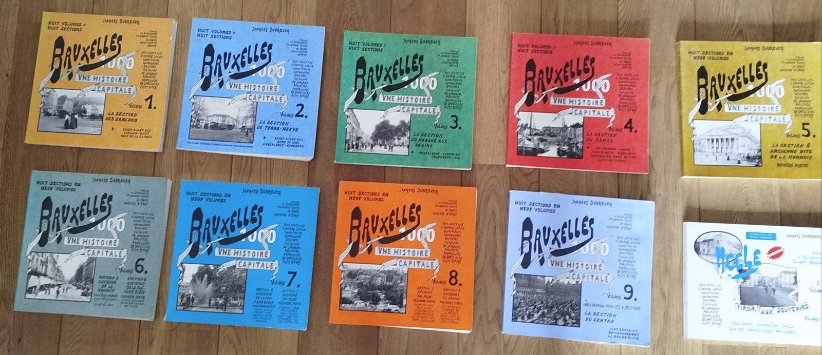 Collection complète Bruxelles Histoire Capitale en 9 volumes