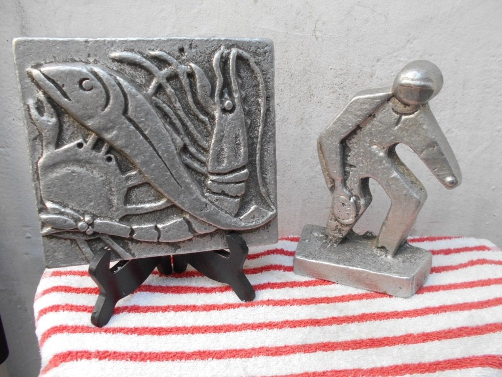 WILLY CEYSENS  2 sculpturen  1970, Enlèvement ou Envoi, Fait main, Statue