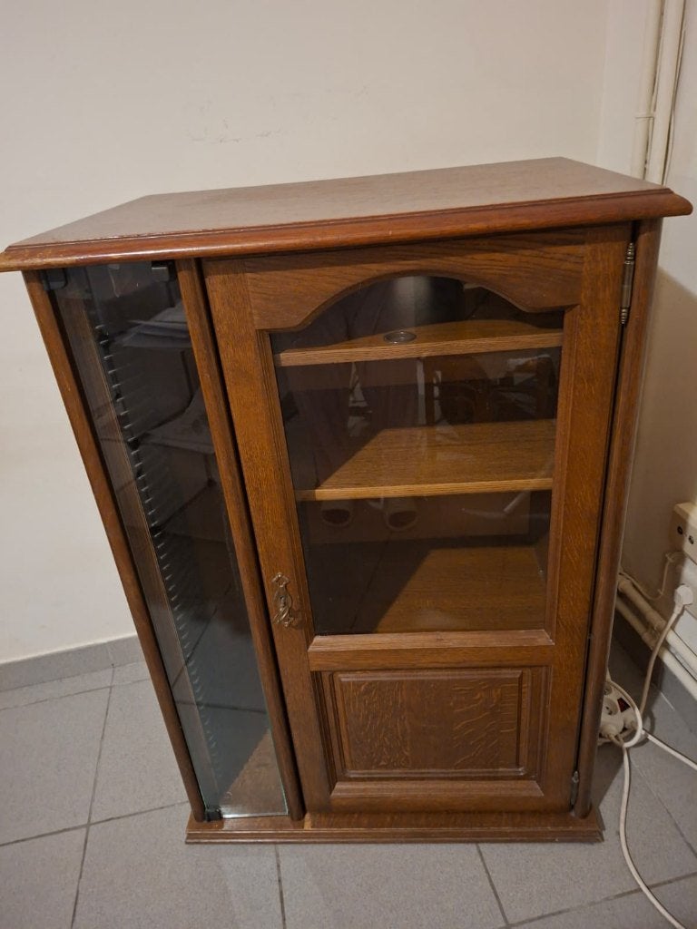 Meuble TV armoire en bois, Enlèvement, Utilisé, Bois, 100 à 150 cm
