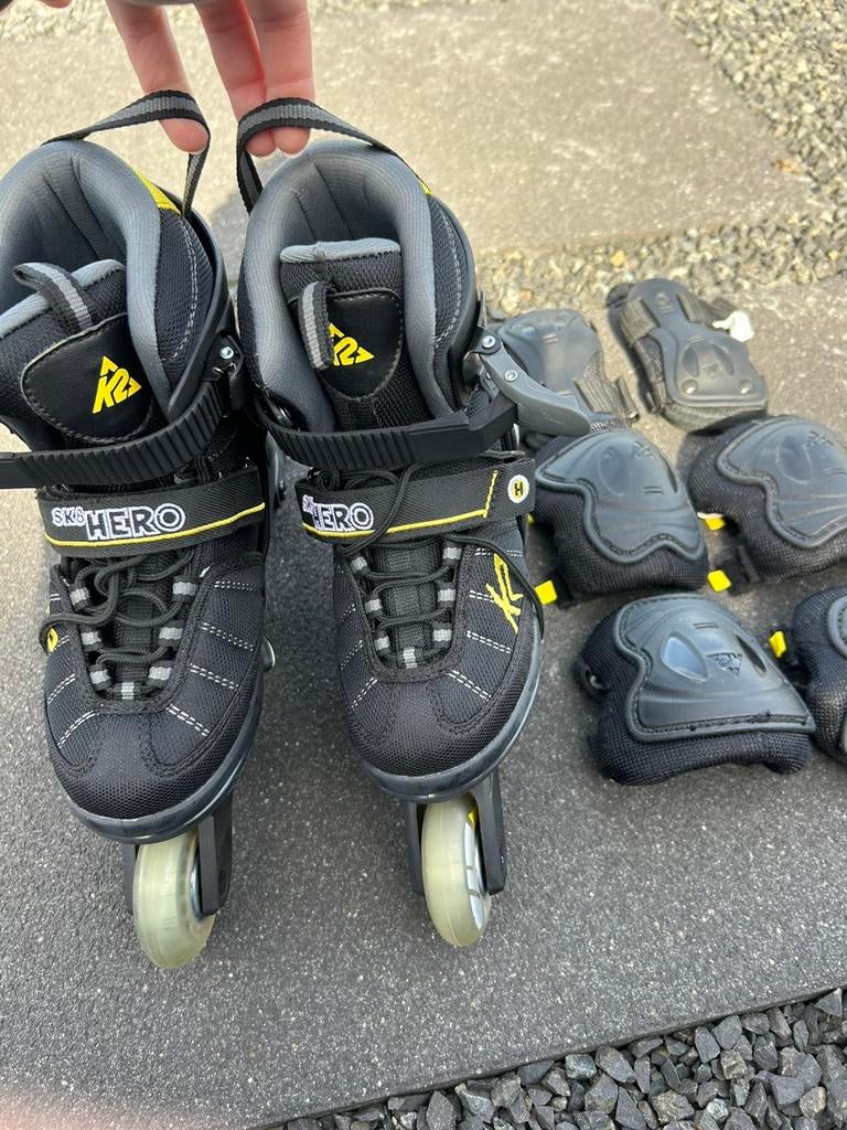 Rolschaatsen professioneel goede kwaliteit SK8 HERO, Enlèvement ou Envoi, Réglable, Comme neuf, Enfants