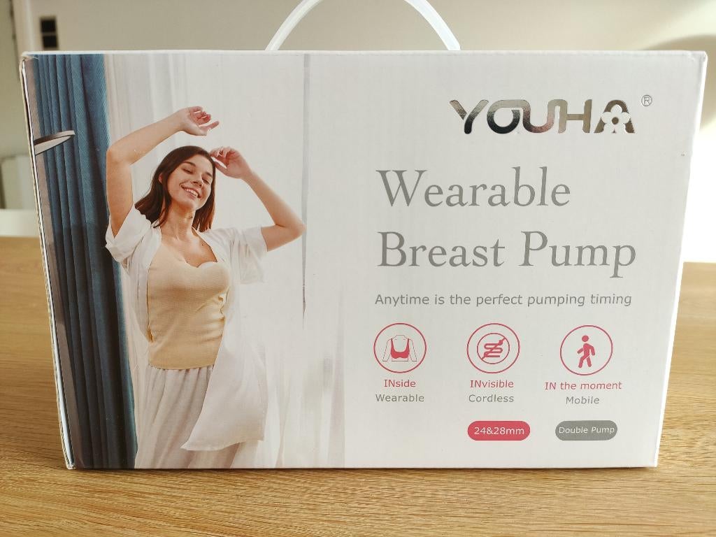 Youha The Ins NEXT - dubbele borstkolf, Kinderen en Baby's, Ophalen, Zo goed als nieuw, Borstkolf