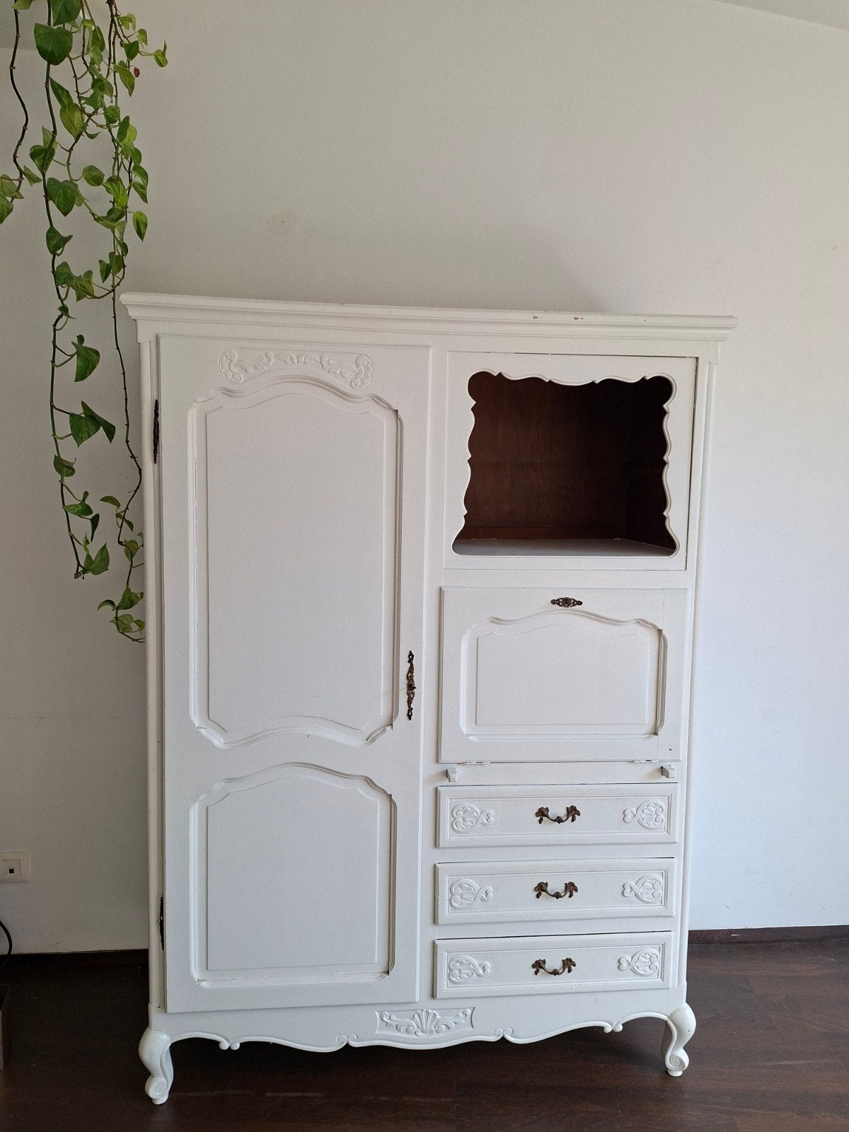 Prachtige antieke gepimpte kleerkast te koop, Huis en Inrichting, Ophalen, Gebruikt