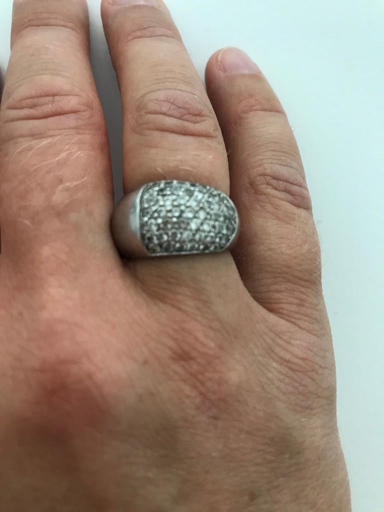 Bague en argent, en très bon état ! Mesuré au milieu: 1,7 cm, Bijoux, Sacs & Beauté, Enlèvement ou Envoi, Plus petit que 17, Comme neuf