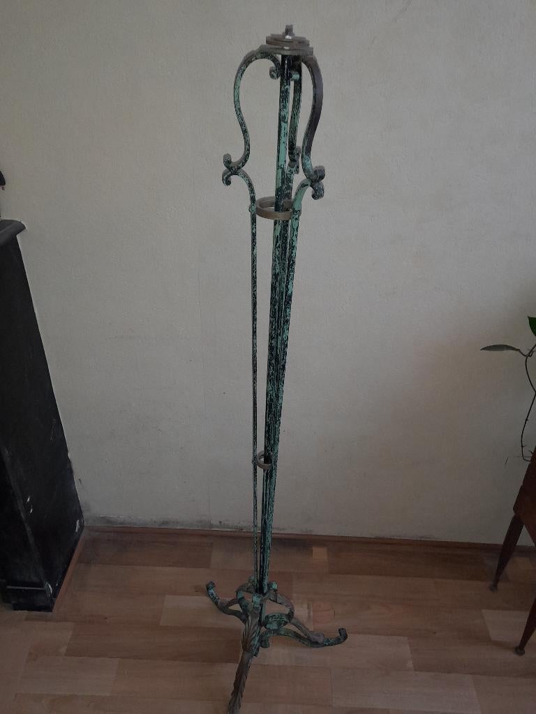 Art deco smeedijzeren voet, Antiek en Kunst, Curiosa en Brocante, Ophalen