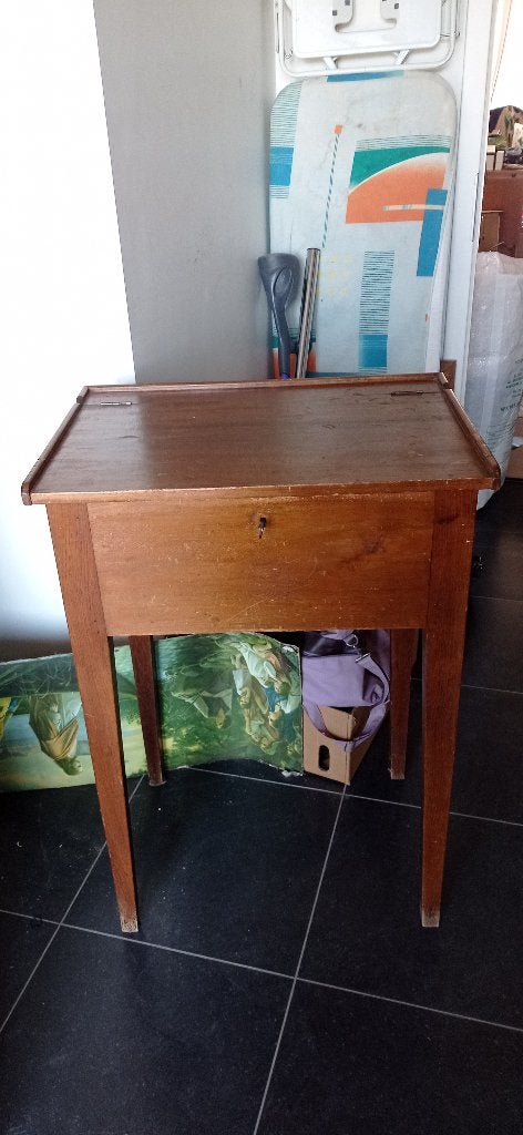 Petit Bureau, Enlèvement, Comme neuf, Brun, Bois