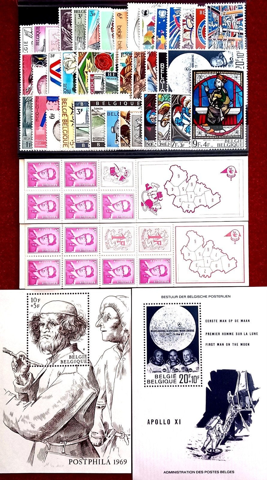1969 MNH voor het hele jaar ** - Kost 46,75€, Verzenden, Orginele gom, Postfris, Postfris