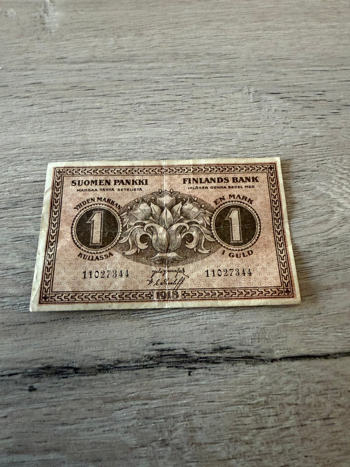 1 mark 1918 Finlande en bon état, Timbres & Monnaies, Enlèvement ou Envoi
