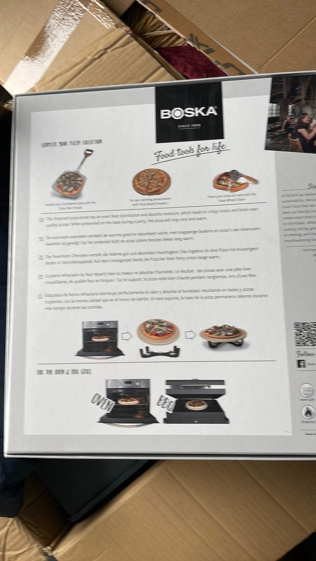 Pizza party stone, Ophalen, Zo goed als nieuw