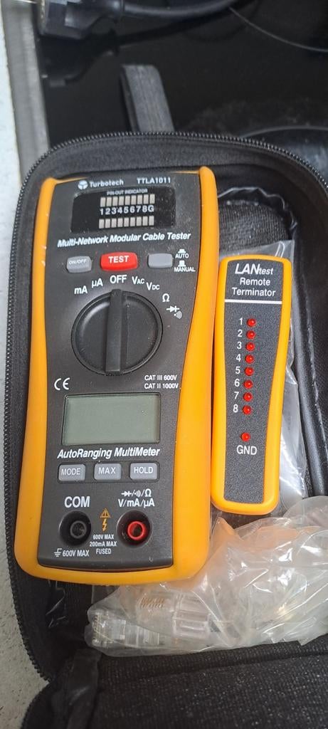 Multifunctionele kabeltester internet en tv, Ophalen