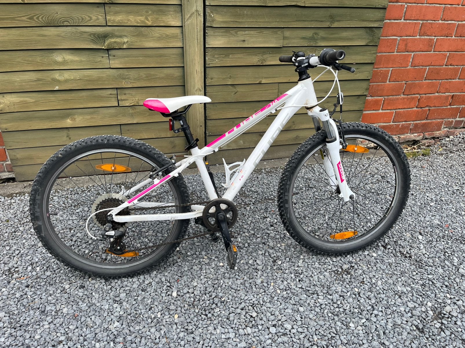 Mountainbike Cube meisjes 24", Gebruikt, Velgrem, Dames, Ophalen