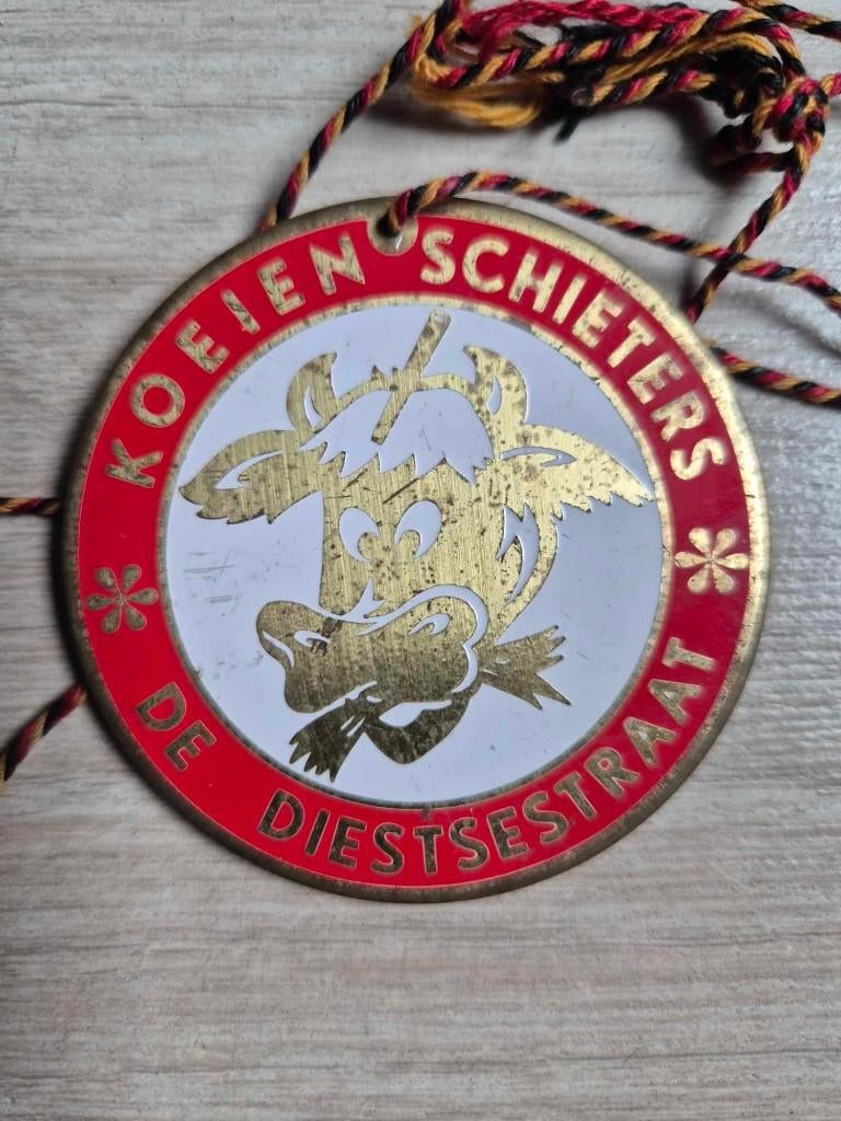 Carnaval medaille Leuven Koeien schieters 1972, Enlèvement ou Envoi