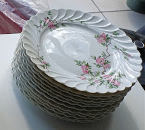 11 assiettes dessert porcelaine Haviland Limoges Sylvie, Antiquités & Art, Enlèvement