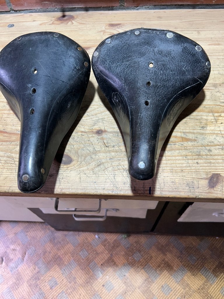 fietsonderdelen, Ophalen, Leer, Zo goed als nieuw, Brooks