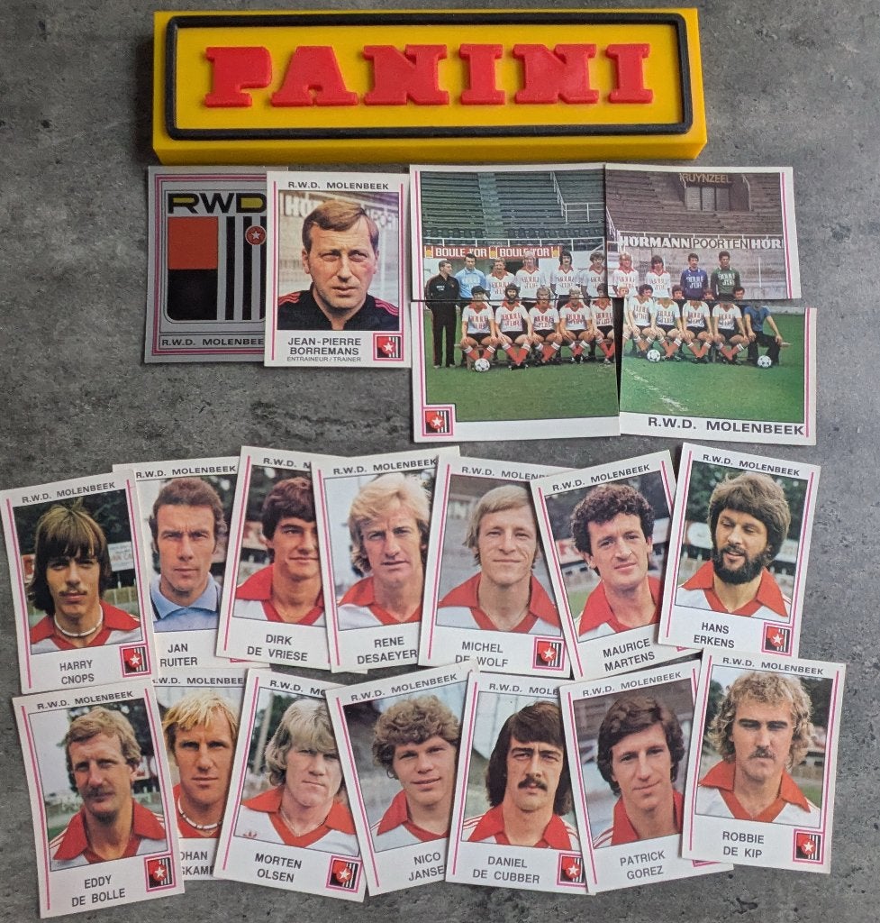PANINI FOOTBALL 80 RWD Molenbeek 20 AUTOCOLLANTS FOOT 1980, Enlèvement ou Envoi, Neuf