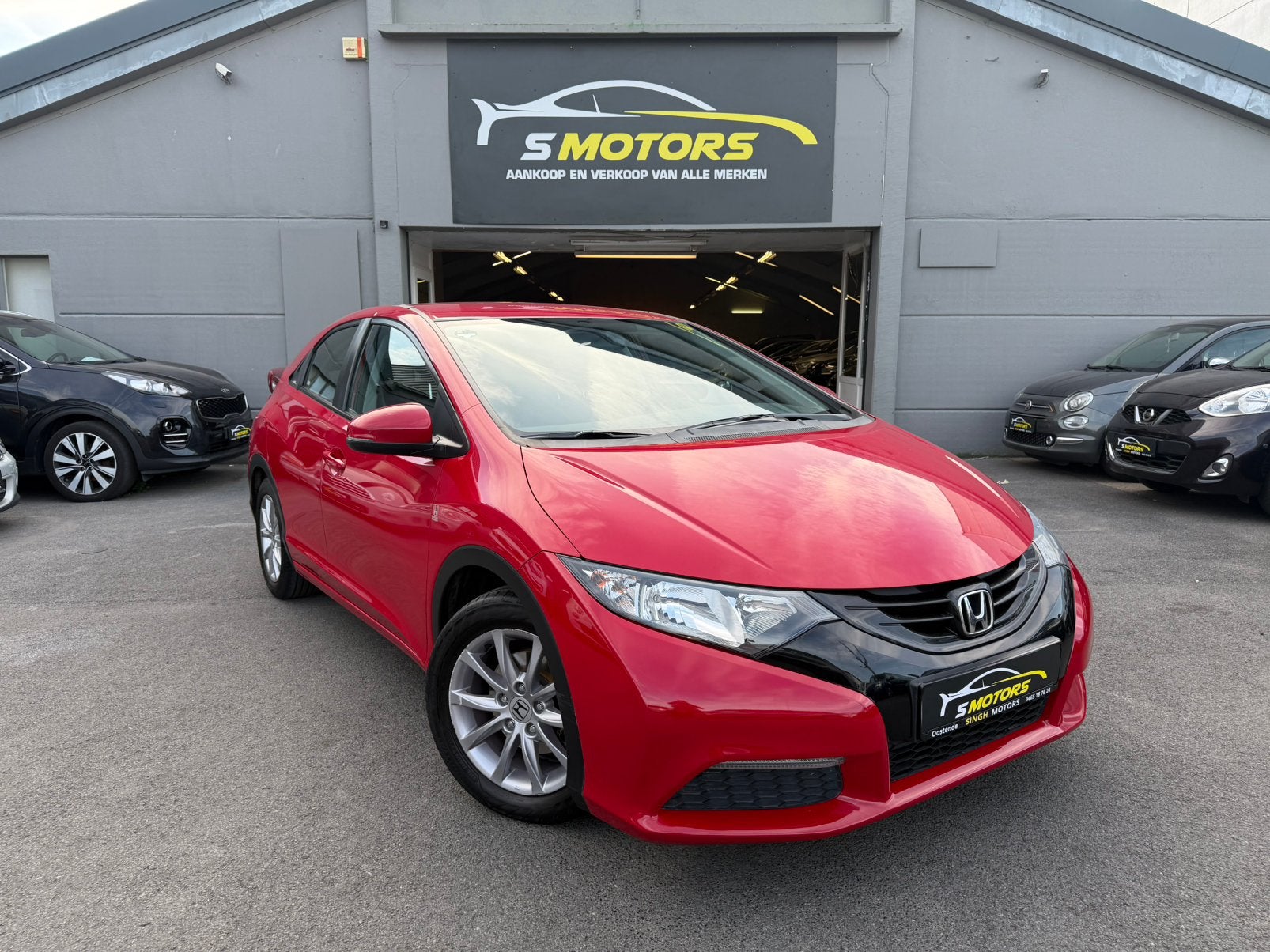 Honda Civic 1.4 benzine | Airco | Cruise | GARANTIE |, Auto's, Euro 5, Stof, https://public.car-pass.be/vhr/c0b6d67f-8fa5-4284-b8a5-18f132086b9e
